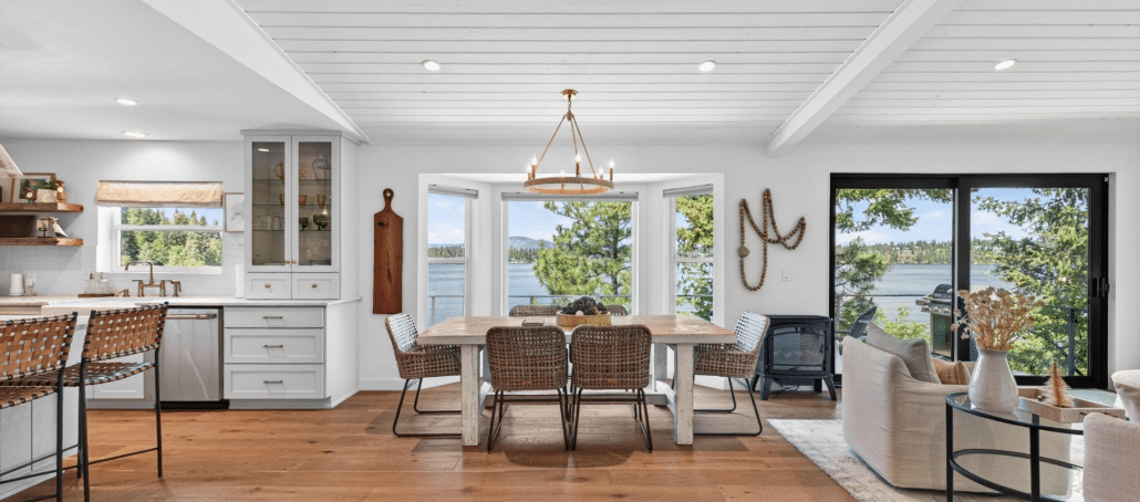 Professionally managed North Idaho vacation rental overlooking Hayden Lake